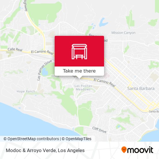Modoc & Arroyo Verde map
