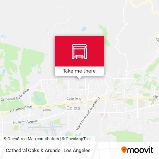 Cathedral Oaks & Arundel map