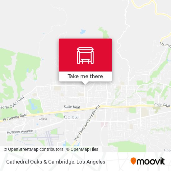 Mapa de Cathedral Oaks & Cambridge