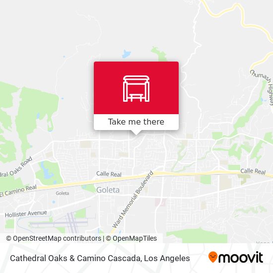 Mapa de Cathedral Oaks & Camino Cascada