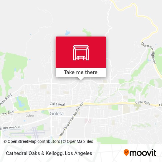 Mapa de Cathedral Oaks & Kellogg