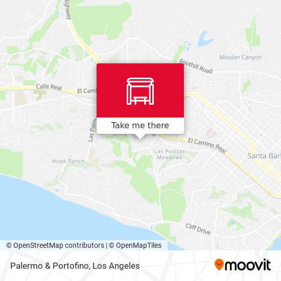Palermo & Portofino map