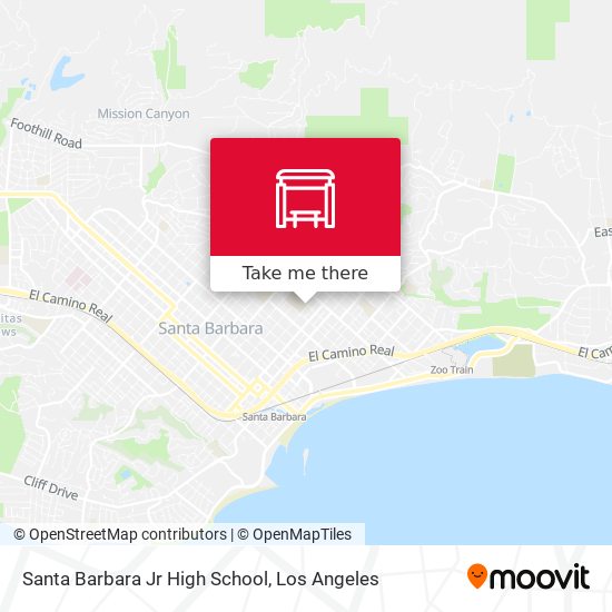 Santa Barbara  Jr High School map