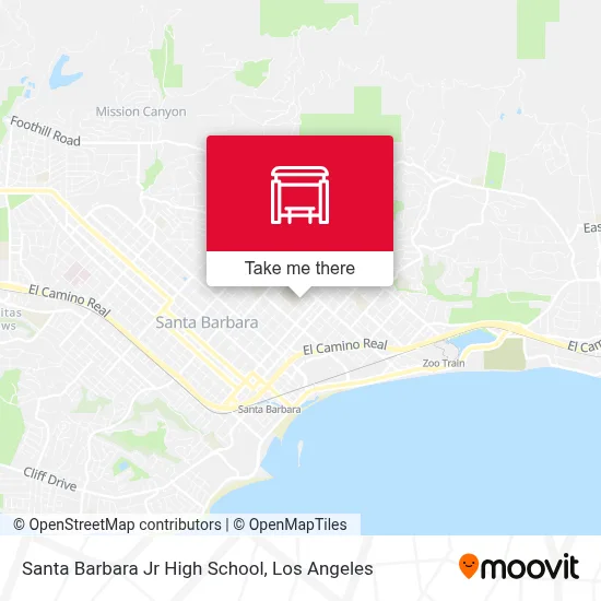 Santa Barbara  Jr High School map
