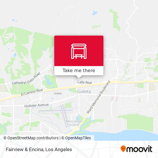 Fairview & Encina map