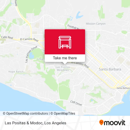 Las Positas & Modoc map