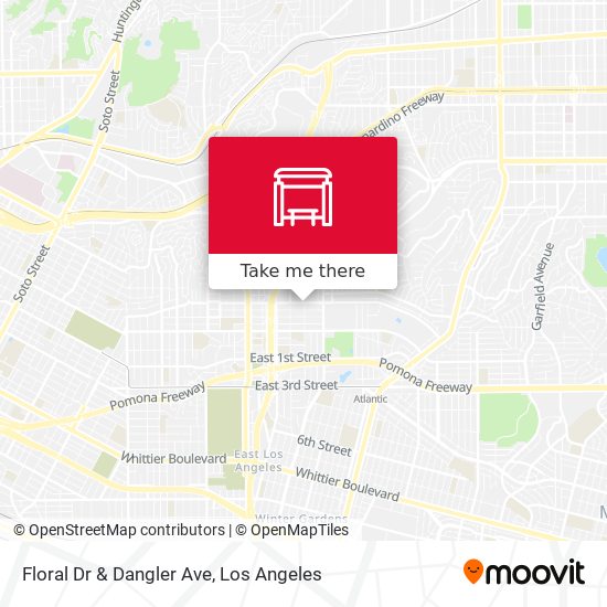 Floral Dr & Dangler Ave map