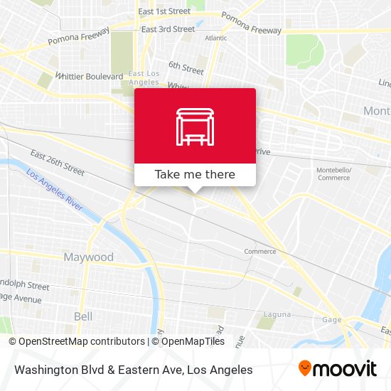 Mapa de Washington Blvd & Eastern Ave