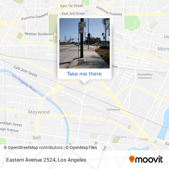 Eastern Avenue 2524 map