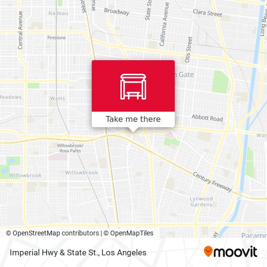 Imperial Hwy & State St. map