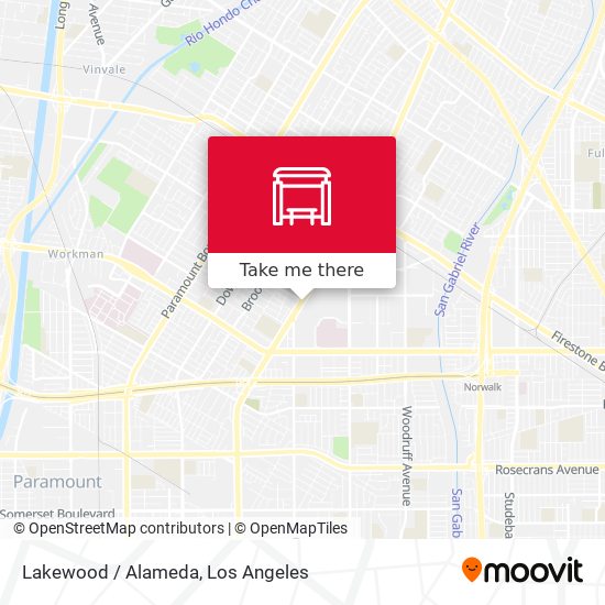 Mapa de Lakewood / Alameda