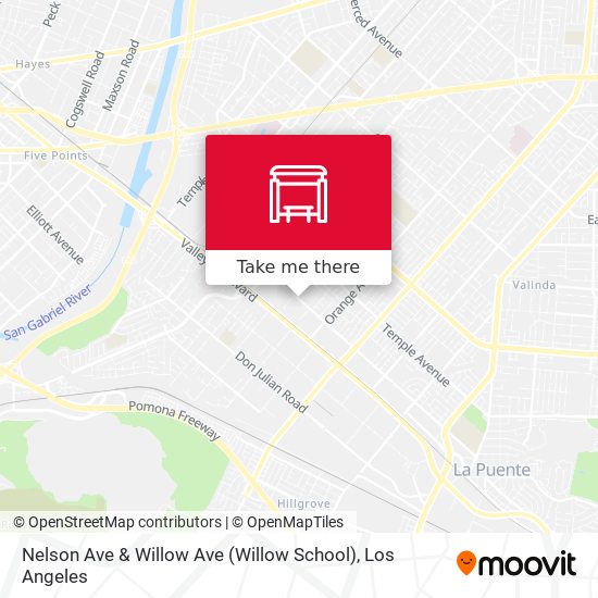 Nelson Ave & Willow Ave (Willow School) map