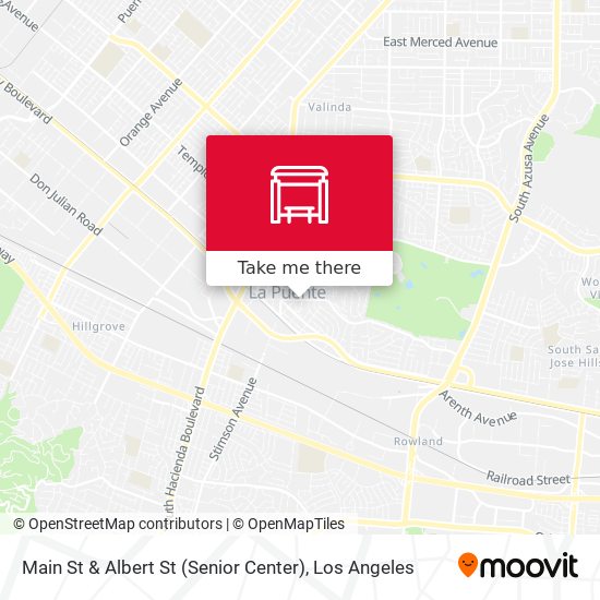 Main St & Albert St (Senior Center) map
