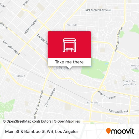 Mapa de Main St & Bamboo St WB