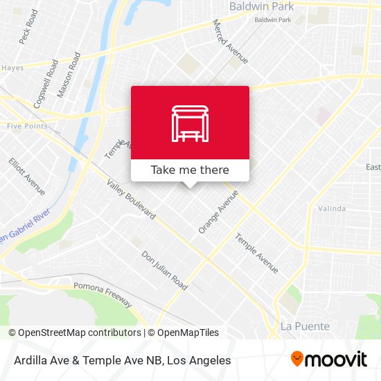 Mapa de Ardilla Ave & Temple Ave NB