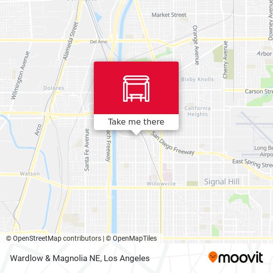 Mapa de Wardlow & Magnolia NE