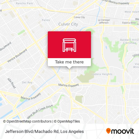 Jefferson Blvd/Machado Rd map