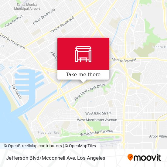 Jefferson Blvd/Mcconnell Ave map