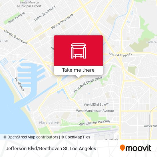 Mapa de Jefferson Blvd/Beethoven St