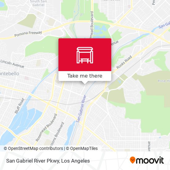 San Gabriel River Pkwy map