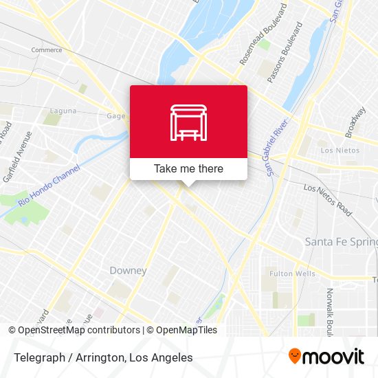 Telegraph / Arrington map