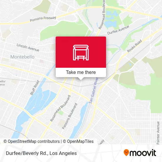 Durfee/Beverly Rd. map
