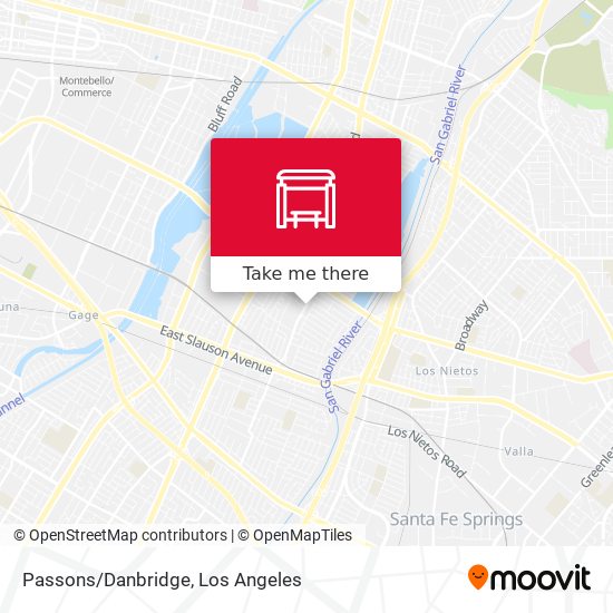 Passons/Danbridge map