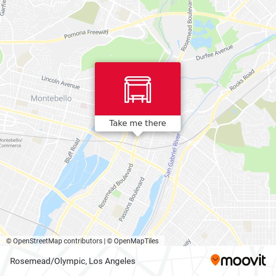 Rosemead/Olympic map