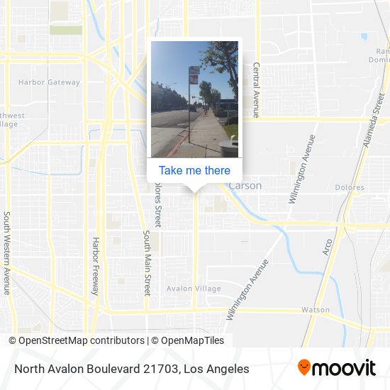 North Avalon Boulevard 21703 map