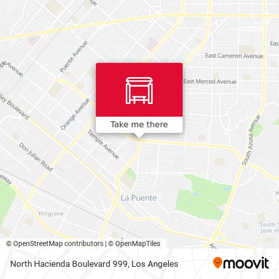 North Hacienda Boulevard 999 map