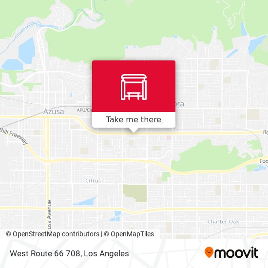 Mapa de West Route 66 708