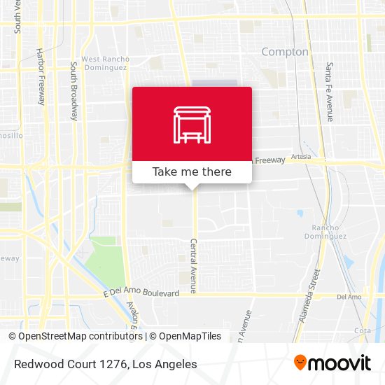 Redwood Court 1276 map