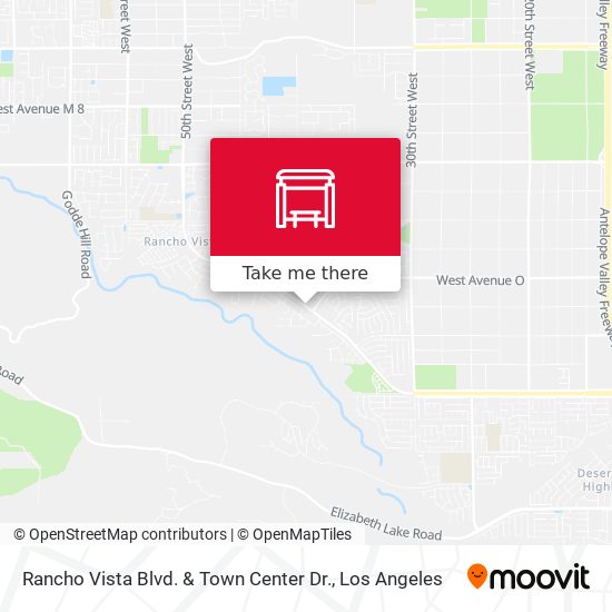 Rancho Vista Blvd. & Town Center Dr. map