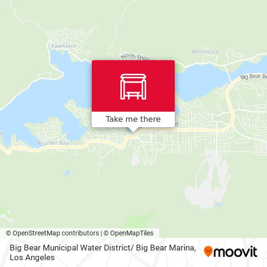Big Bear Municipal Water District/ Big Bear Marina map