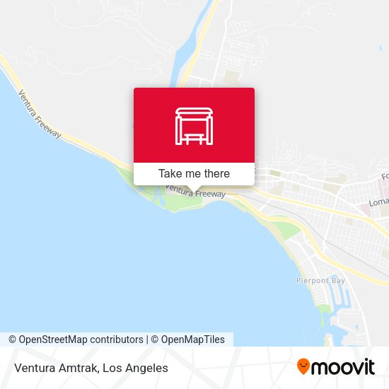 Mapa de Ventura Amtrak