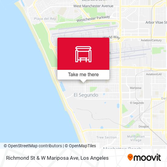 Mapa de Richmond St & W Mariposa Ave