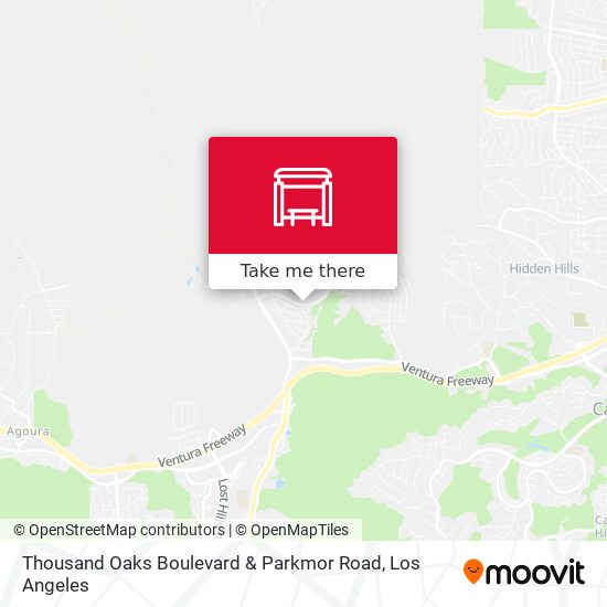 Thousand Oaks Boulevard & Parkmor Road map