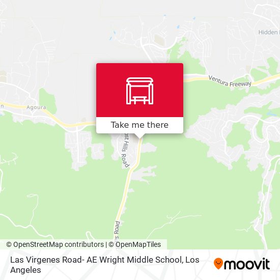 Las Virgenes Road- AE Wright Middle School map