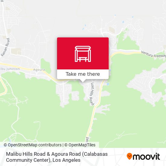 Malibu Hills Road & Agoura Road (Calabasas Community Center) map