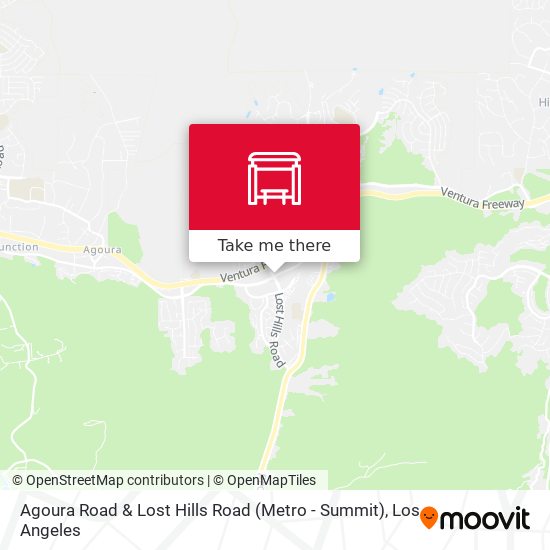Agoura Road & Lost Hills Road (Metro - Summit) map
