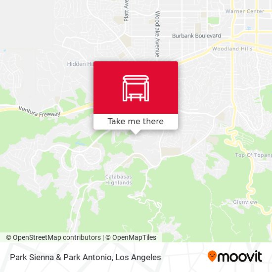 Park Sienna & Park Antonio map