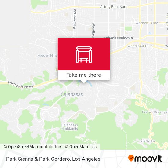 Park Sienna & Park Cordero map