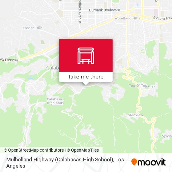 Mulholland Highway (Calabasas High School) map