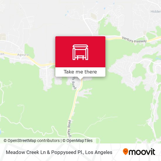 Meadow Creek Ln & Poppyseed Pl. map