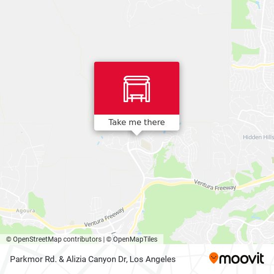 Parkmor Rd. & Alizia Canyon Dr map
