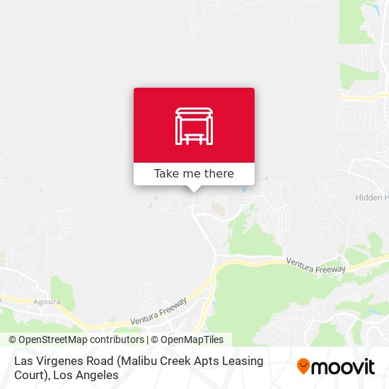 Las Virgenes Road (Malibu Creek Apts Leasing Court) map