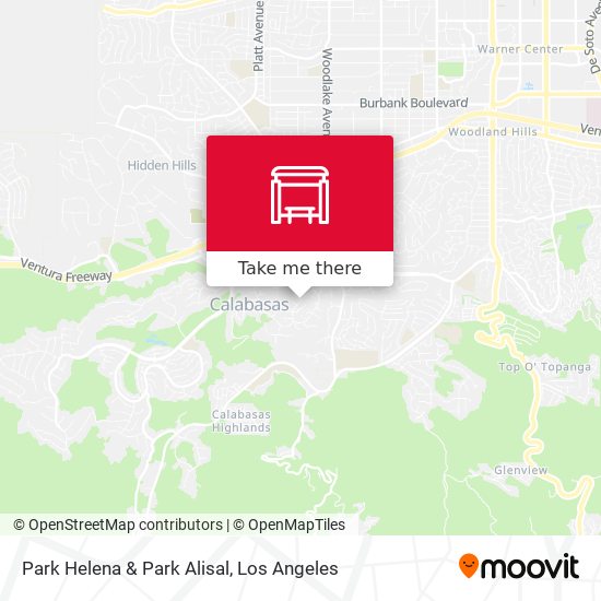 Park Helena & Park Alisal map