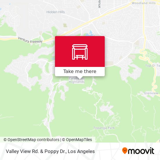 Valley View Rd. & Poppy Dr. map