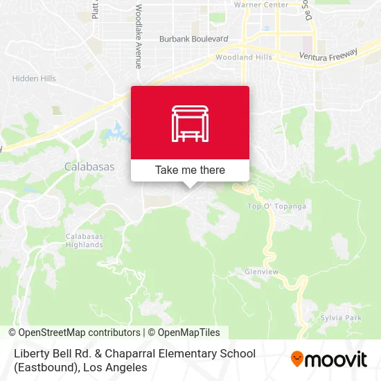 Liberty Bell Rd. & Chaparral Elementary School (Eastbound) map