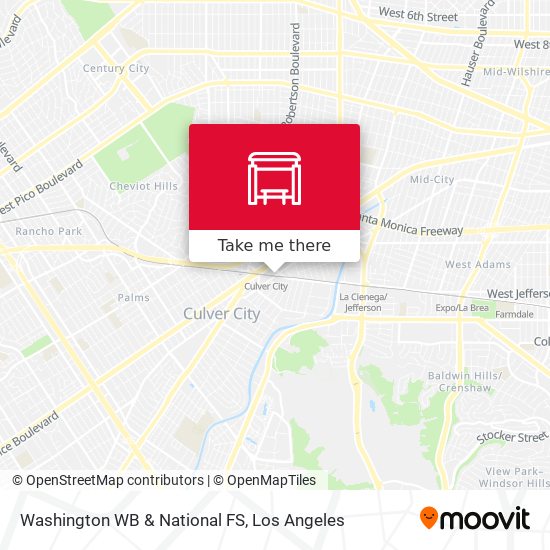 Mapa de Washington WB & National FS